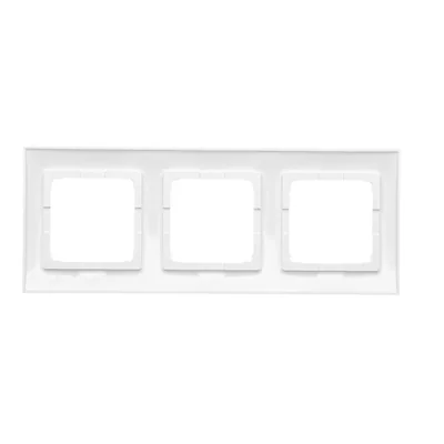 Ramka 3-krotna uniwersalna do puszek karton-gips IP20 / IP44, biała