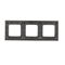 Ramka 3-krotna uniwersalna IP20 / IP44, inox