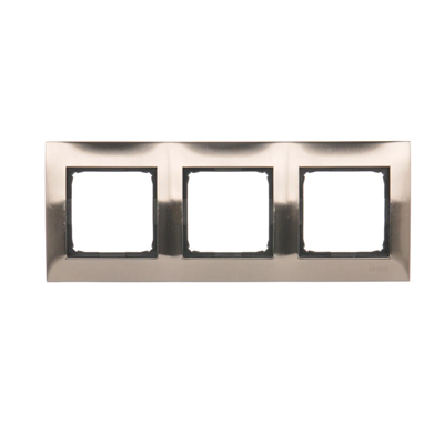 Ramka 3-krotna uniwersalna IP20 / IP44, inox