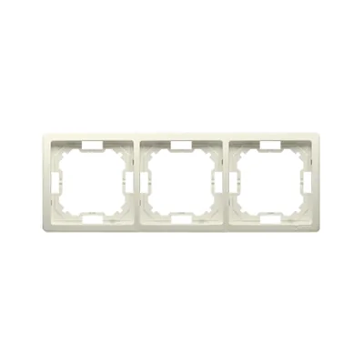Ramka 3-krotna uniwersalna poziom i pion, beż