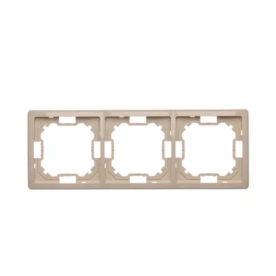 Ramka 3-krotna uniwersalna poziom i pion, beż