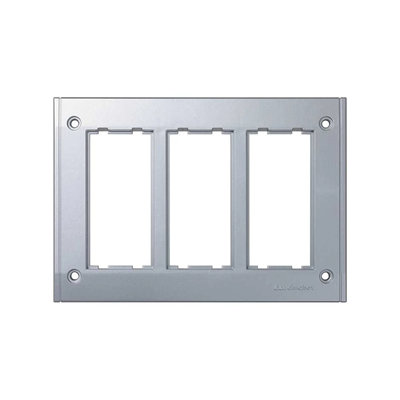 Ramka 3-modułowa do puszki SBM350, 6x K45, aluminium