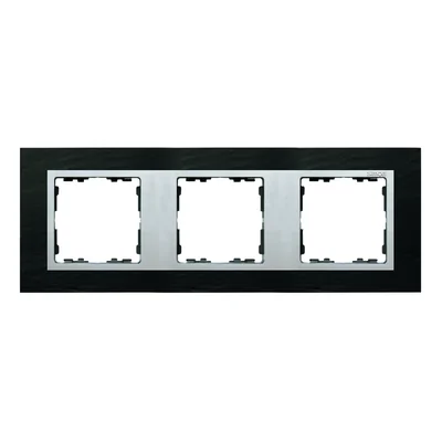 Ramka 3x łupek / ramka pośrednia aluminum mat
