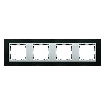 Ramka 4-krotna łupek / ramka pośrednia aluminum mat