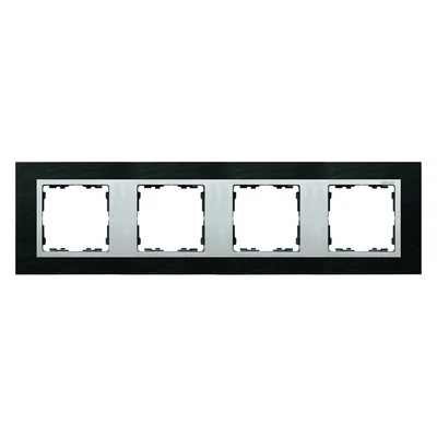 Ramka 4-krotna łupek / ramka pośrednia aluminum mat