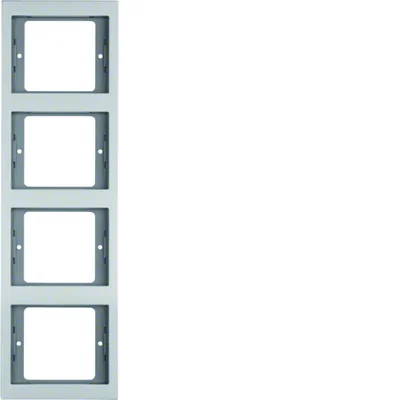 Ramka 4-krotna pionowa Berker K.5 alu