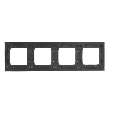 Ramka 4-krotna uniwersalna IP20 / IP44 chrom