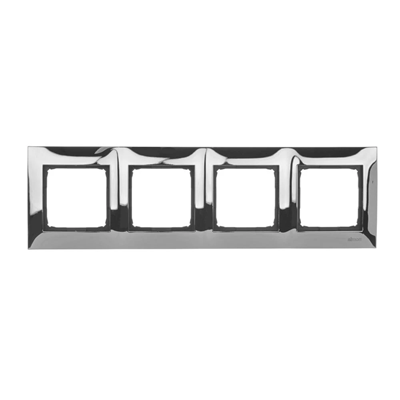 Ramka 4-krotna uniwersalna IP20 / IP44 chrom