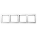 Ramka czterokrotna biała, fiorena