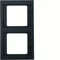 Ramka dwukrotna pionowa antracyt matowy lakierowany