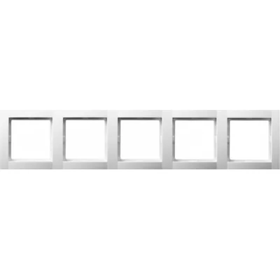 Ramka pięciokrotna biały, fiorena