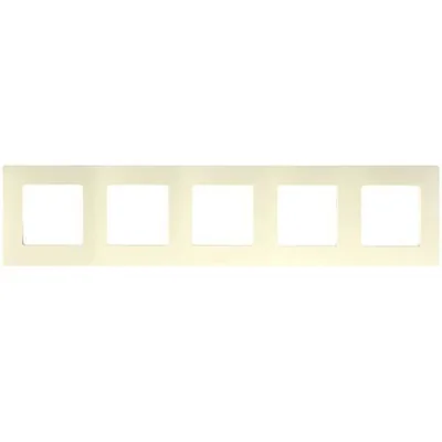 Ramka pięciokrotna kolor kremowy