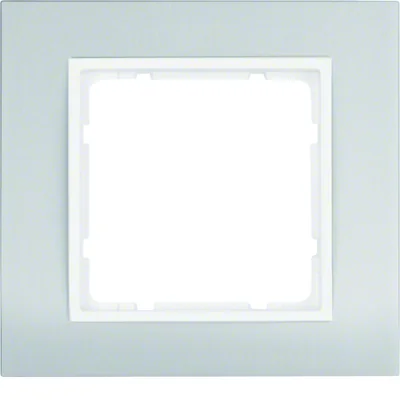 Ramka pojedyncza aluminiowa/biała