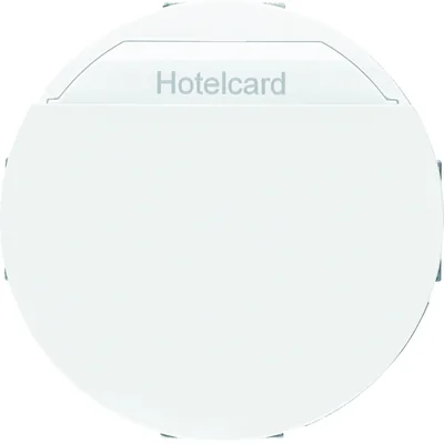 R.CLASSIC/SERIE 1930 Łącznik przekaźnikowy na kartę hotelową połysk biały