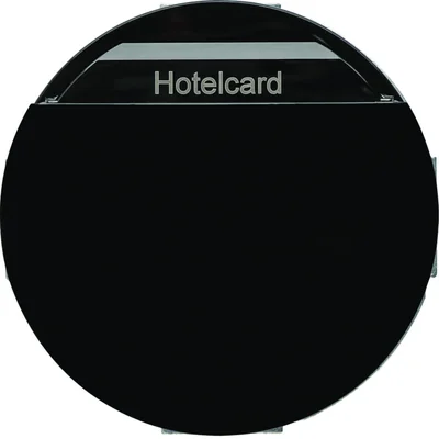 R.CLASSIC/SESRIE 1930 Łącznik przekaźnikowy na kartę hotelową czarny połysk