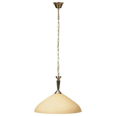 REGINA Lampa wisząca 40cm brąz/kremowa