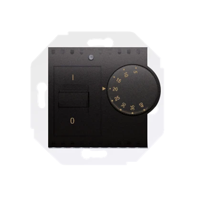Regulator temperatury z czujnikiem wewnętrznym (moduł) 16A 230V antracyt (metalik)