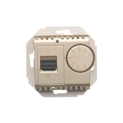 Regulator temperatury z czujnikiem wewnętrznym (moduł) 16A 230V złoty (metalik)