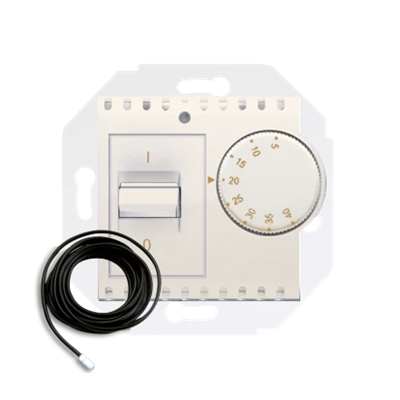 Regulator temperatury z czujnikiem zewnętrznym (moduł) 16A 230V krem