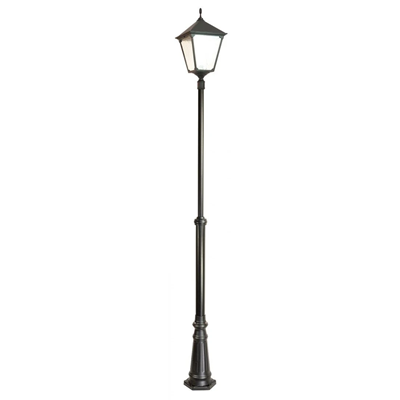 RETRO MAXI KWADRAT Lampa uliczna czarna