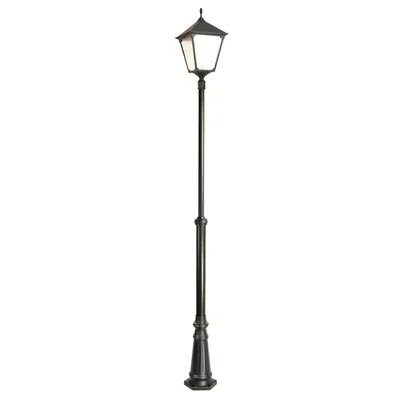 RETRO MAXI KWADRAT Lampa uliczna czarna