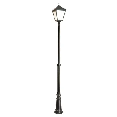 RETRO MAXI KWADRAT Lampa uliczna czarna