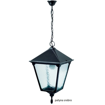 RETRO MAXI KWADRAT Lampa wisząca czarna