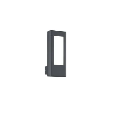 RHINE Lampa zewnętrzna ścienna 2x4,5W 2x600lm 3000K antracytowa