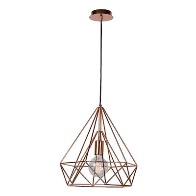 RICKY Pendant E27 D37,5 H39cm Red Cupper