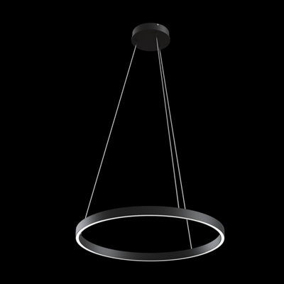 RIM Lampa wisząca 60 cm 4000K czarna