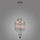 RINALDO Lampa wisząca 39 cm srebrny szampański