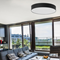 RONDO Lampa sufitowa 61 cm czarna