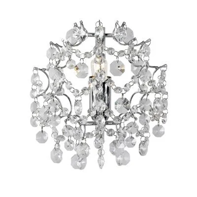 ROSENDAL Lampa ścienna chrom