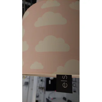 Różowe chmurki Lampa wisząca dziecięca