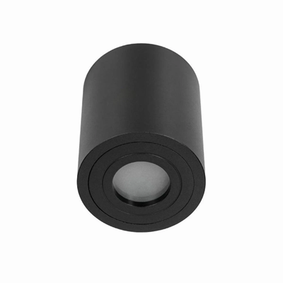 Rullo Nero IP44 Lampa sufitowa czarna