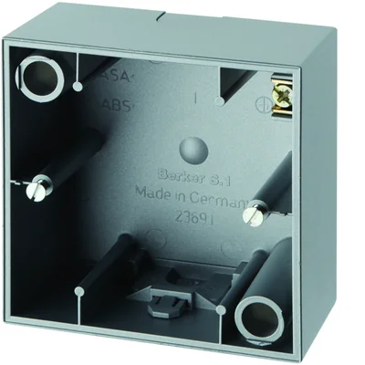 S.1 Puszka natynkowa pojedyncza aluminium