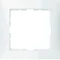 S.1 Ramka 1-krotna połysk biała
