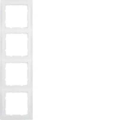 S.1 Ramka 4-krotna biały mat