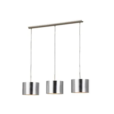 SAGANTO Lampa wisząca potrójna srebrna