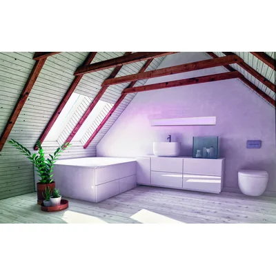 SALOBRENA-C Lampa sufitowa RGB+TW 119,5 cm biała