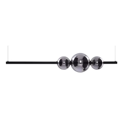SANDRA 3 Lampa wisząca LED IP20 czarna chrom
