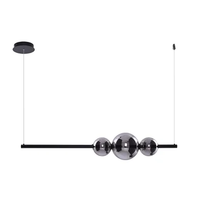 SANDRA 3 Lampa wisząca LED IP20 czarna chrom