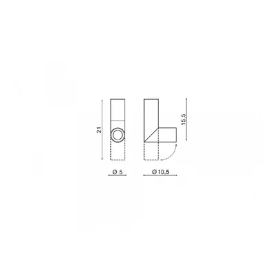 SANTOS Lampa sufitowa biała