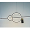 SARA Lampa wisząca 35W LED 3000K IP20 czarna