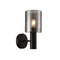 SARDO Lampa ścienna E27 IP20 czarna