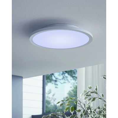 SARSINA-C Lampa sufitowa RGB+TW 45 cm biała