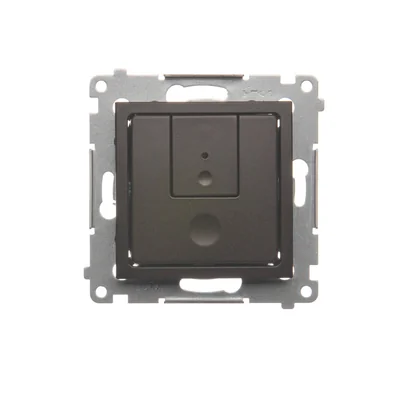 Ściemniacz dwuprzyciskowy (moduł) 40-500 W (300 VA), brąz matowy metalik