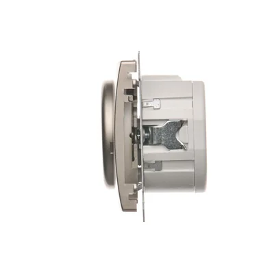 Ściemniacz naciskowo-obrotowy (moduł) 20-500 W, 230V, satyna metalik