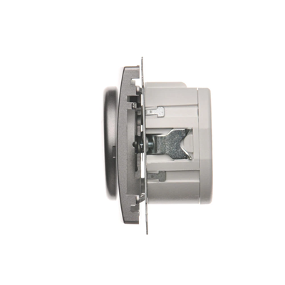 Ściemniacz naciskowo-obrotowy (moduł) 20-500W 230V inox (metalik)