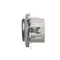 Ściemniacz naciskowo-obrotowy (moduł) 20-500W 230V inox (metalik)